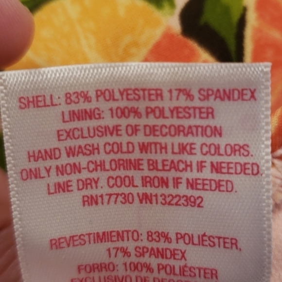 Xhilaration Citrus Print Bikini Top - Picture 11 of 12